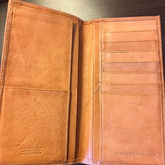 Noth West Passage, men's wallet, made of Northern Steer hide, made in Canada - Picture 6 of 7